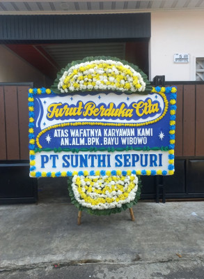 Papan Bunga Duka di Nguwet